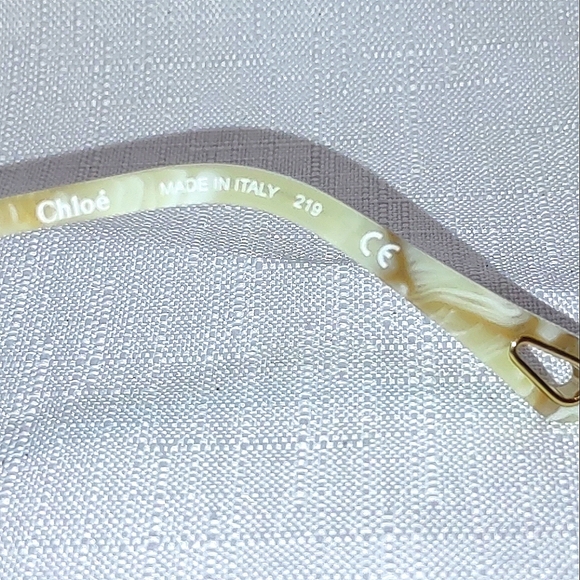 Chloé Poppy 57mm Diamond Shape Sunglasses-Blue Havana - Picture 9 of 13